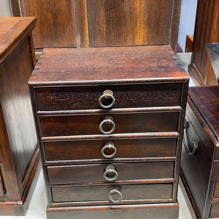 纳***尧木24长素面五斗柜木木