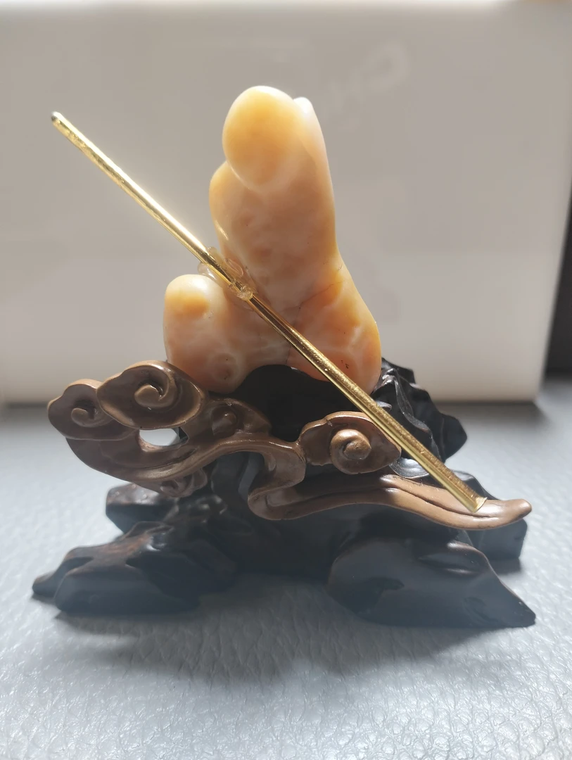 沙漠漆人物，陶瓷创意精美镀金纯手工复古中古大圣归来工艺品