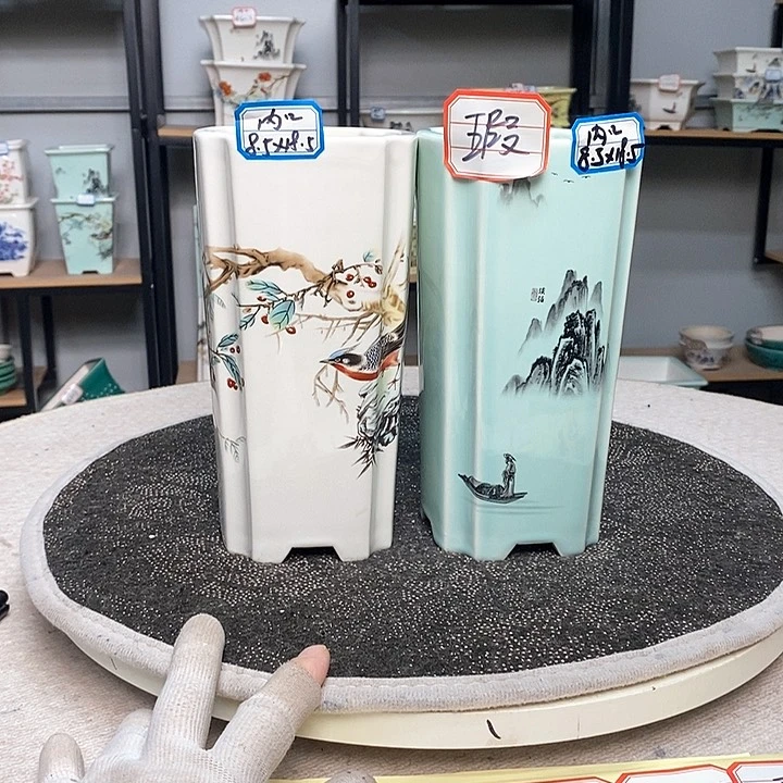紫砂的花盆很漂亮22