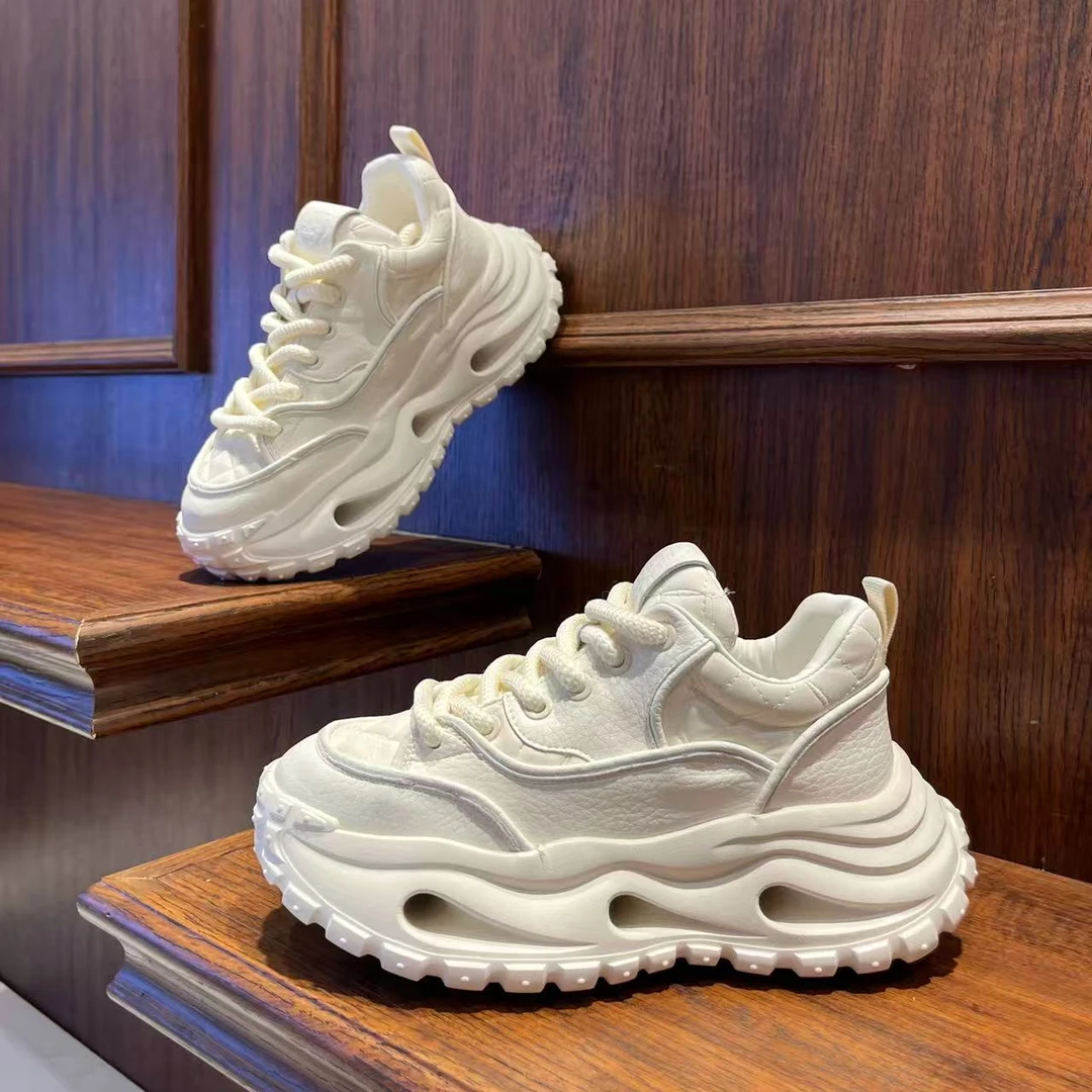 男鞋2025秋冬季单棉厚底时尚百搭增高休闲老爹鞋潮流ins男生鞋子