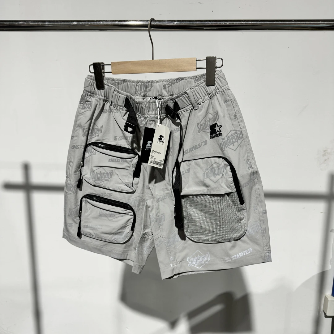 starter 高层灰 梭织短裤 STH2C3621M