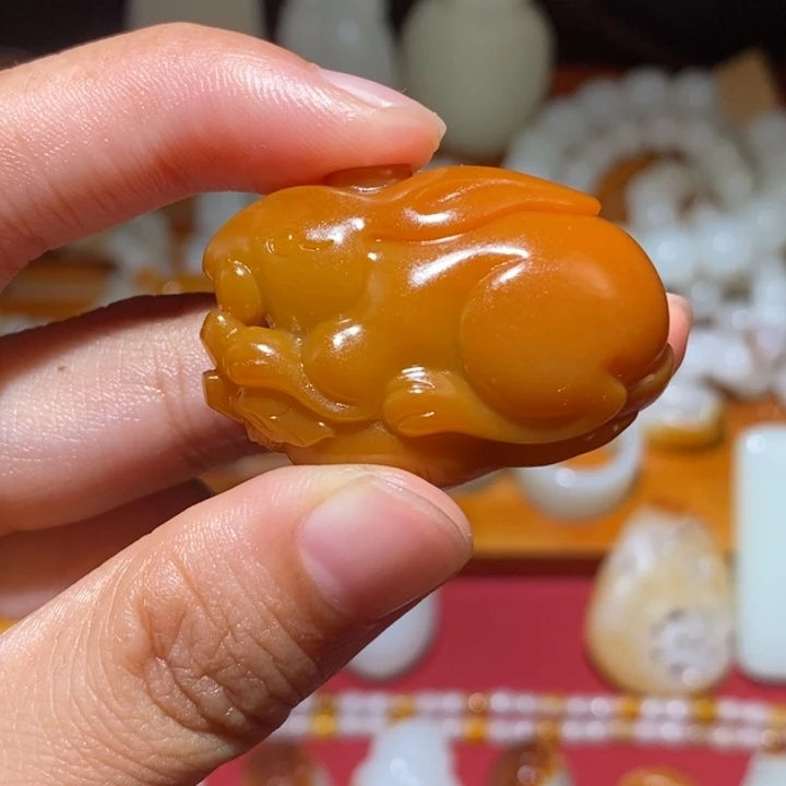 野***风和田玉未镶嵌颈饰