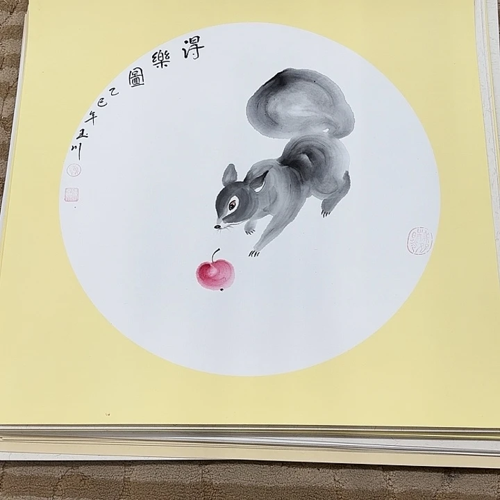 国画花鸟等多种鸟类的栖息50.50