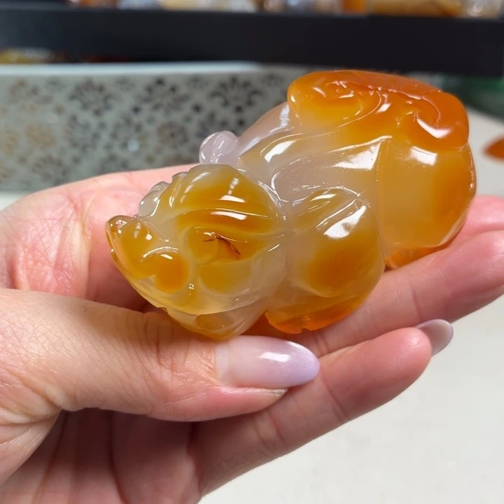 玛瑙/玉髓未镶嵌吊坠(不含链)