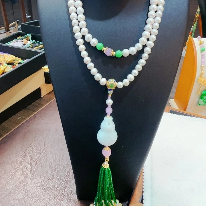 淡水珍珠颈饰未镶嵌项链