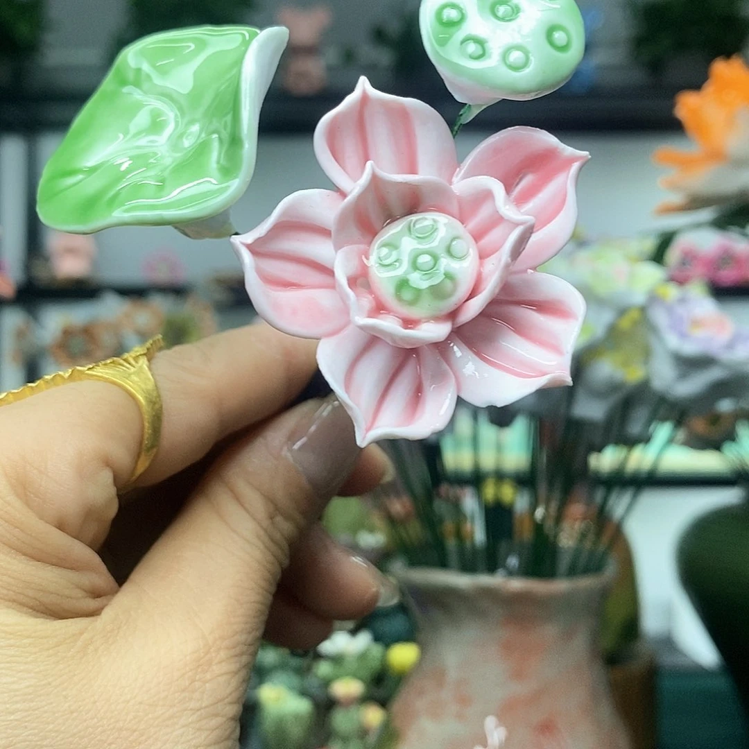 手工制作工艺品三朵花