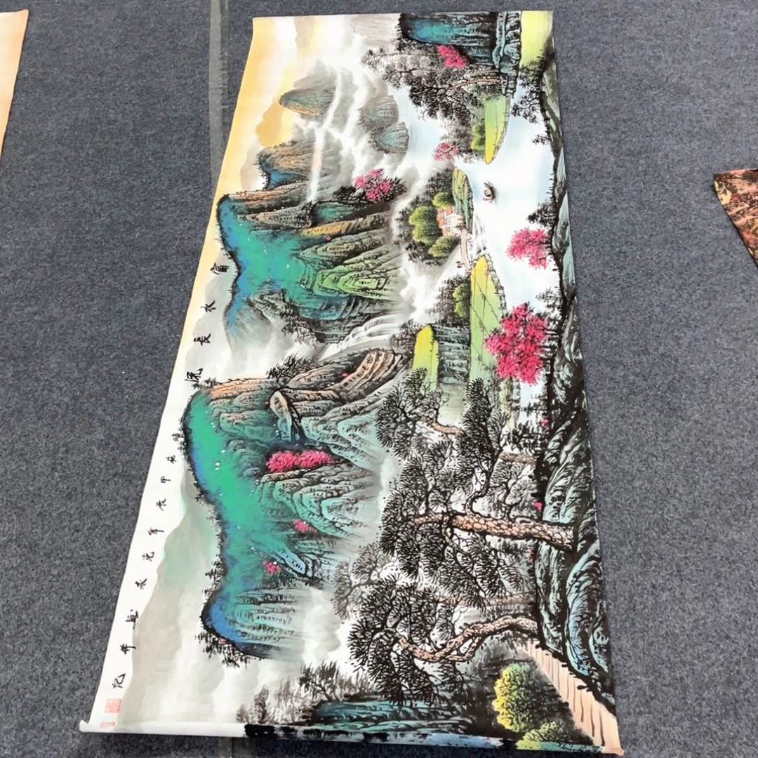 国画国画作品老师手绘