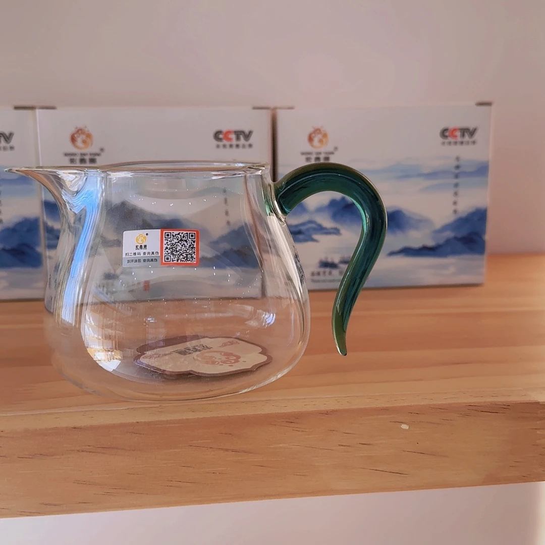 【闪购商品】高硼硅玻璃茶水分离G335湖绿