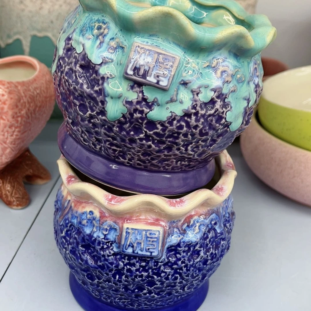 【闪购商品】陶瓷多肉绿植陶瓷花盆