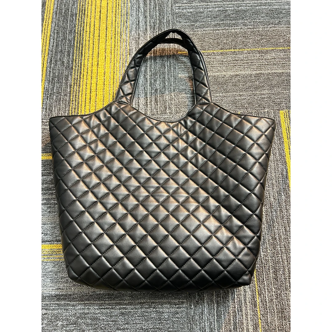 TOLEX2025新款手工时尚气质大袋女包黑色36cm