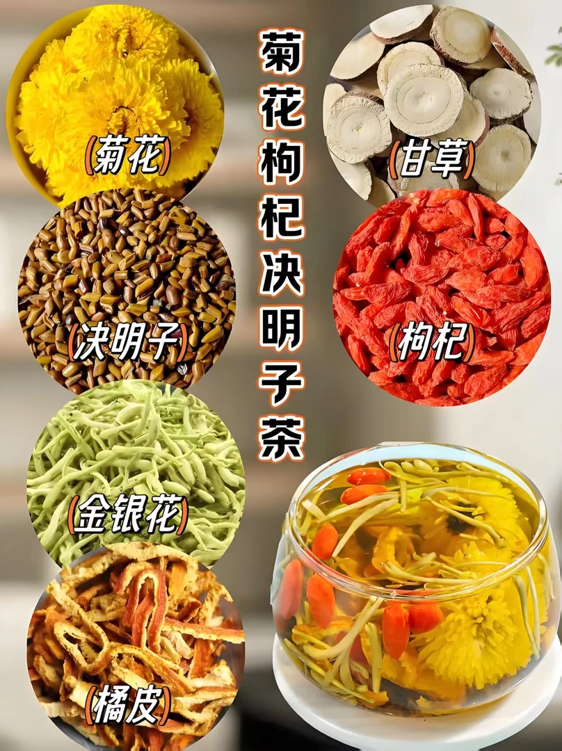 菊花枸杞决明子茶共150克10包