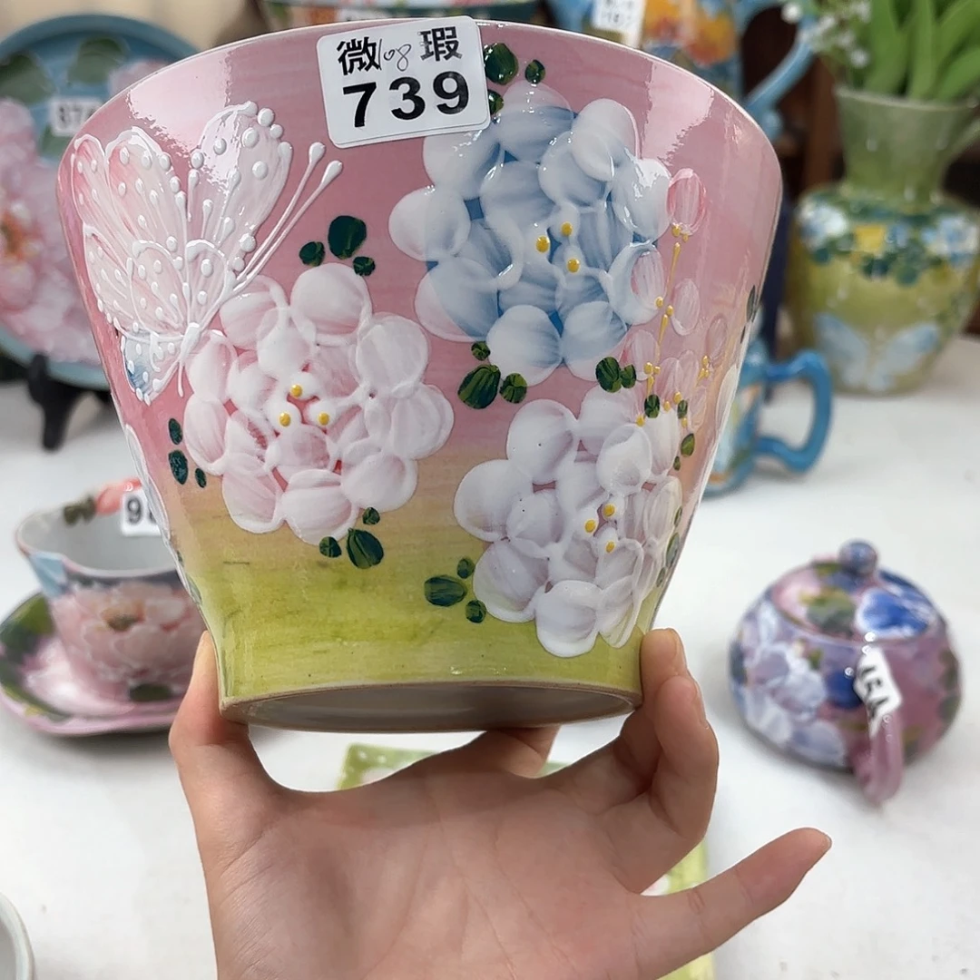 景德镇手绘高温釉下彩陶瓷茶具