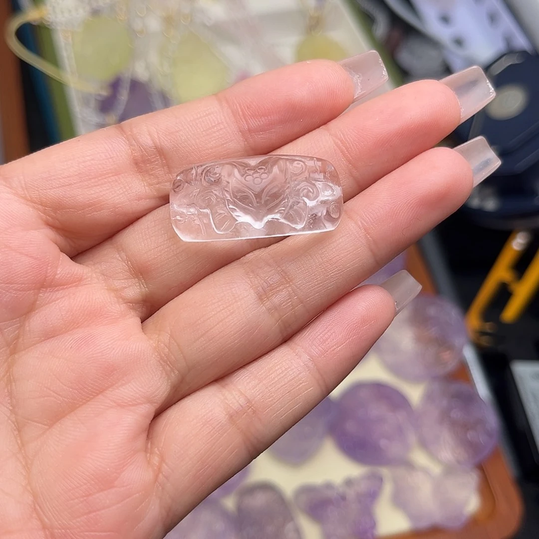 水晶珠宝半成品未镶嵌顾**?96