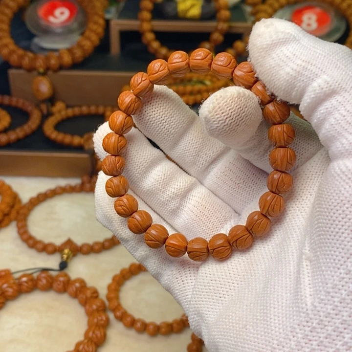 喵***～手串桃核秦岭龙纹桃核