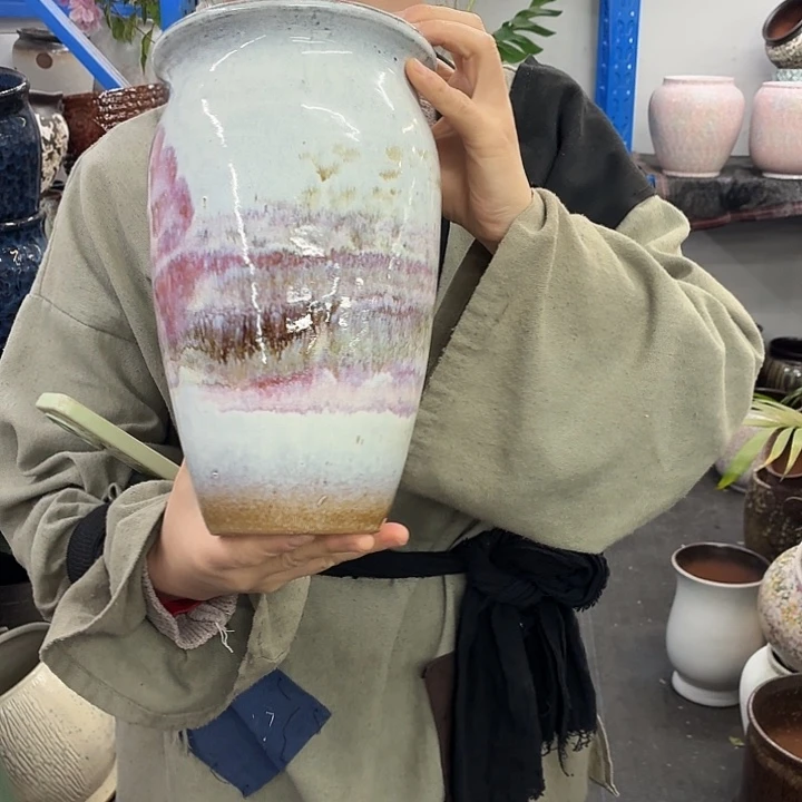 15×26 -粗陶花盆有孔-买买买