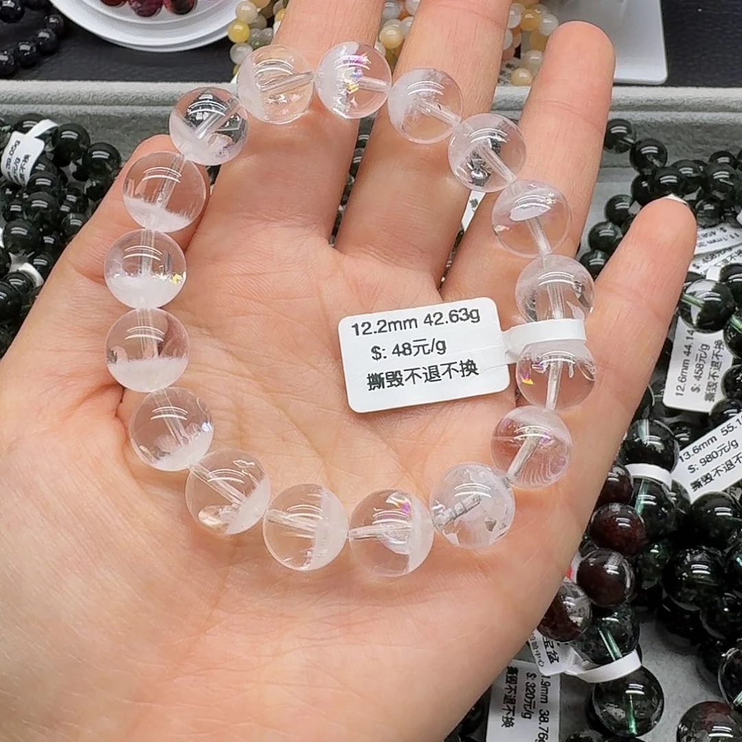 水晶手链未镶嵌天然水晶