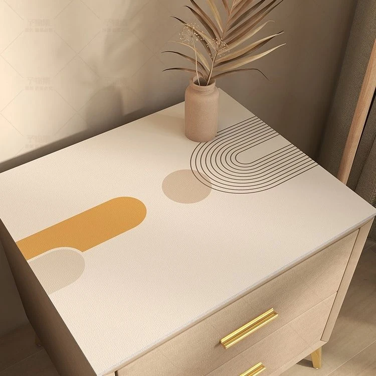 卧室床头柜盖布垫子台面保护垫轻奢高级感防水防烫免洗皮革桌垫子