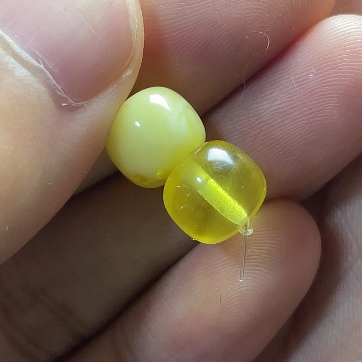 琥珀未镶嵌珠宝奇石9.6mm微瑕不退换