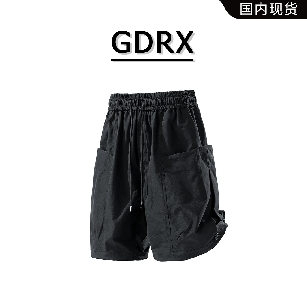 GDRX美式薄款工装男士短裤2025夏季新款百搭宽松运动时尚休闲裤
