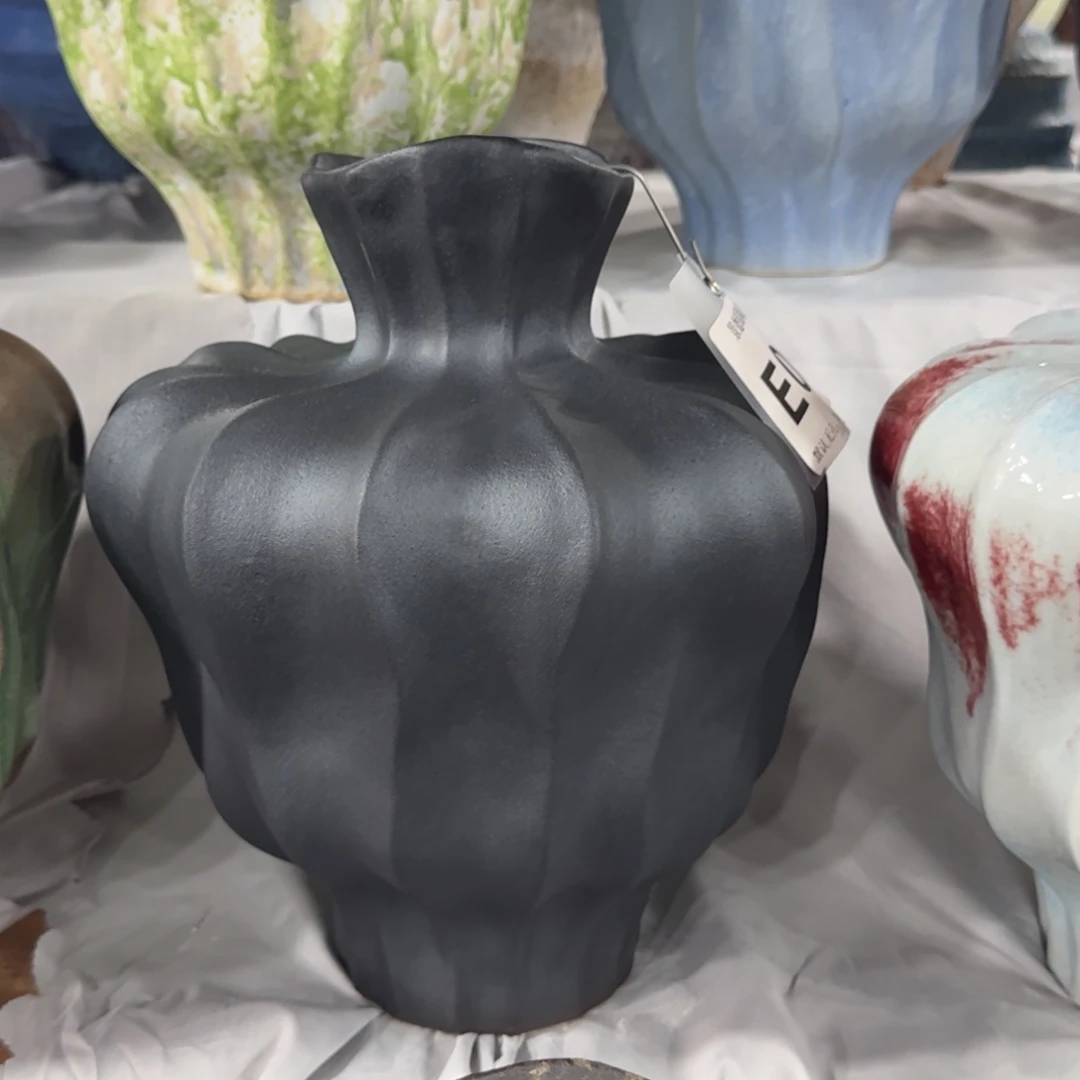 q***a景德镇高温花瓶景德镇高温花瓶编e066高30口7默认无孔