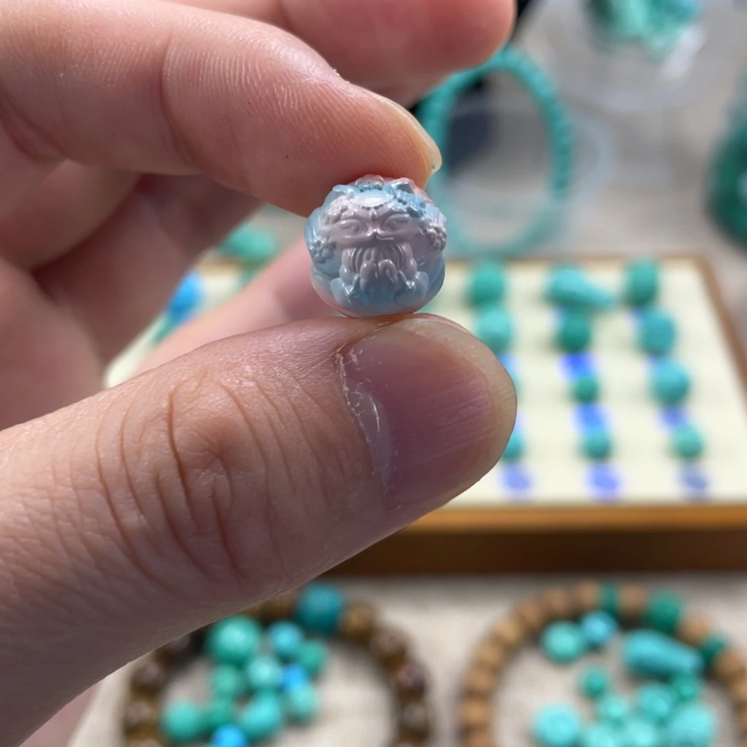 十堰手工雕刻配饰配珠，直径12