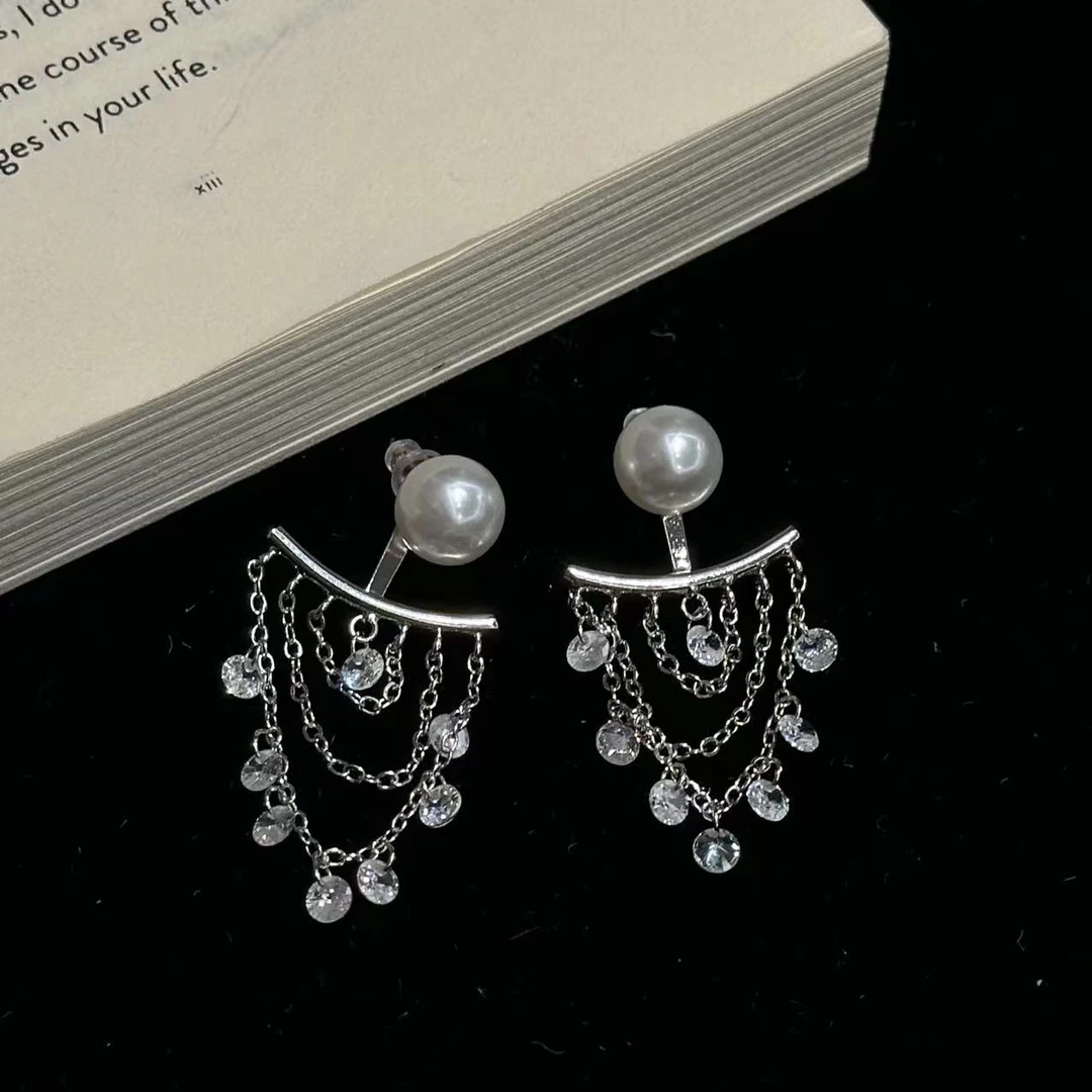 铜合金耳饰 轻奢时尚流苏耳饰-5103