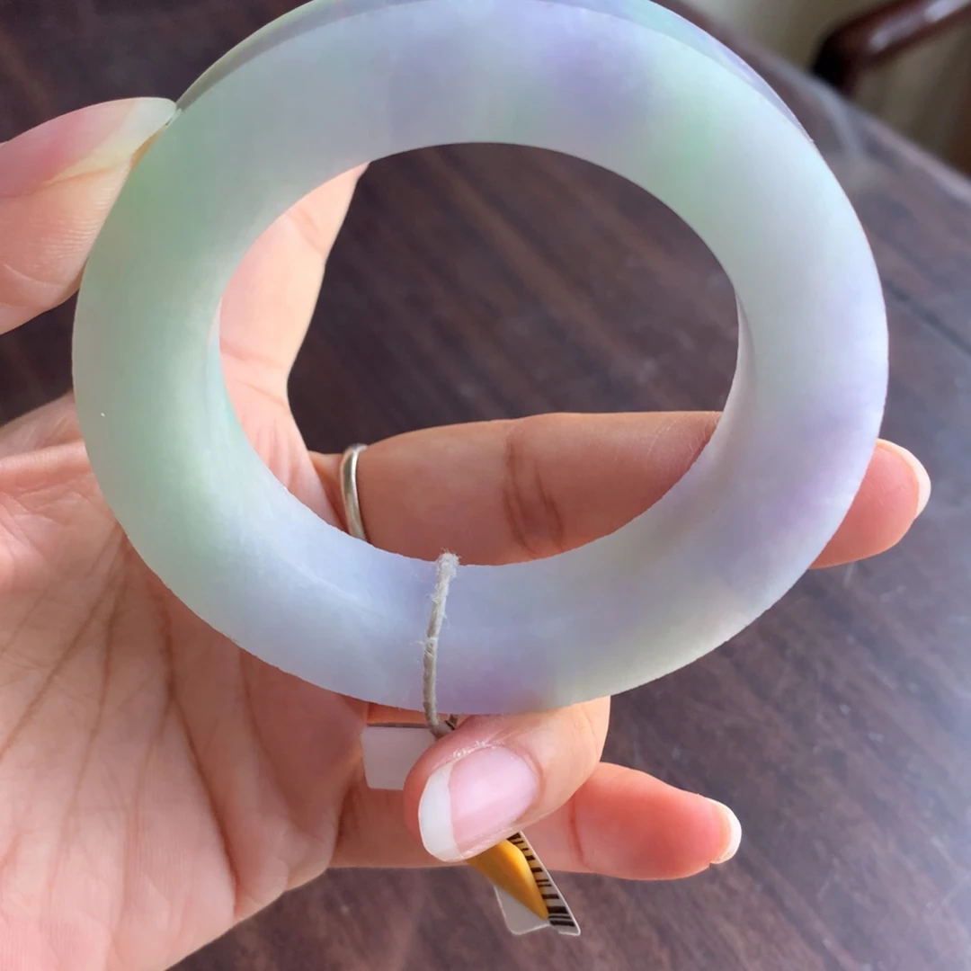 聪****定制翡翠未镶嵌翡翠手镯