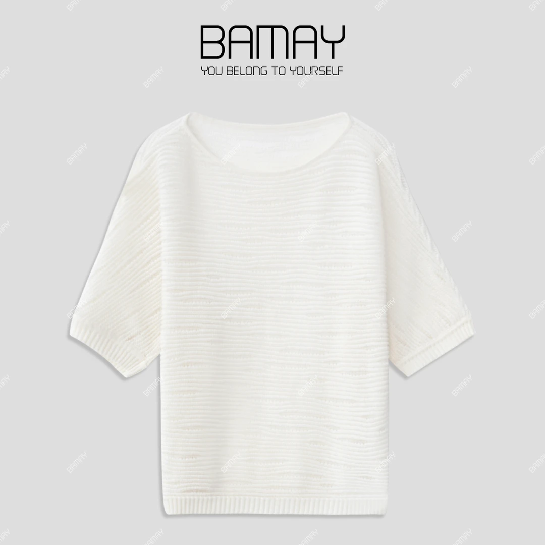 【BAMAY】2025春季新款简约休闲百搭显瘦上衣BM252TX002CM