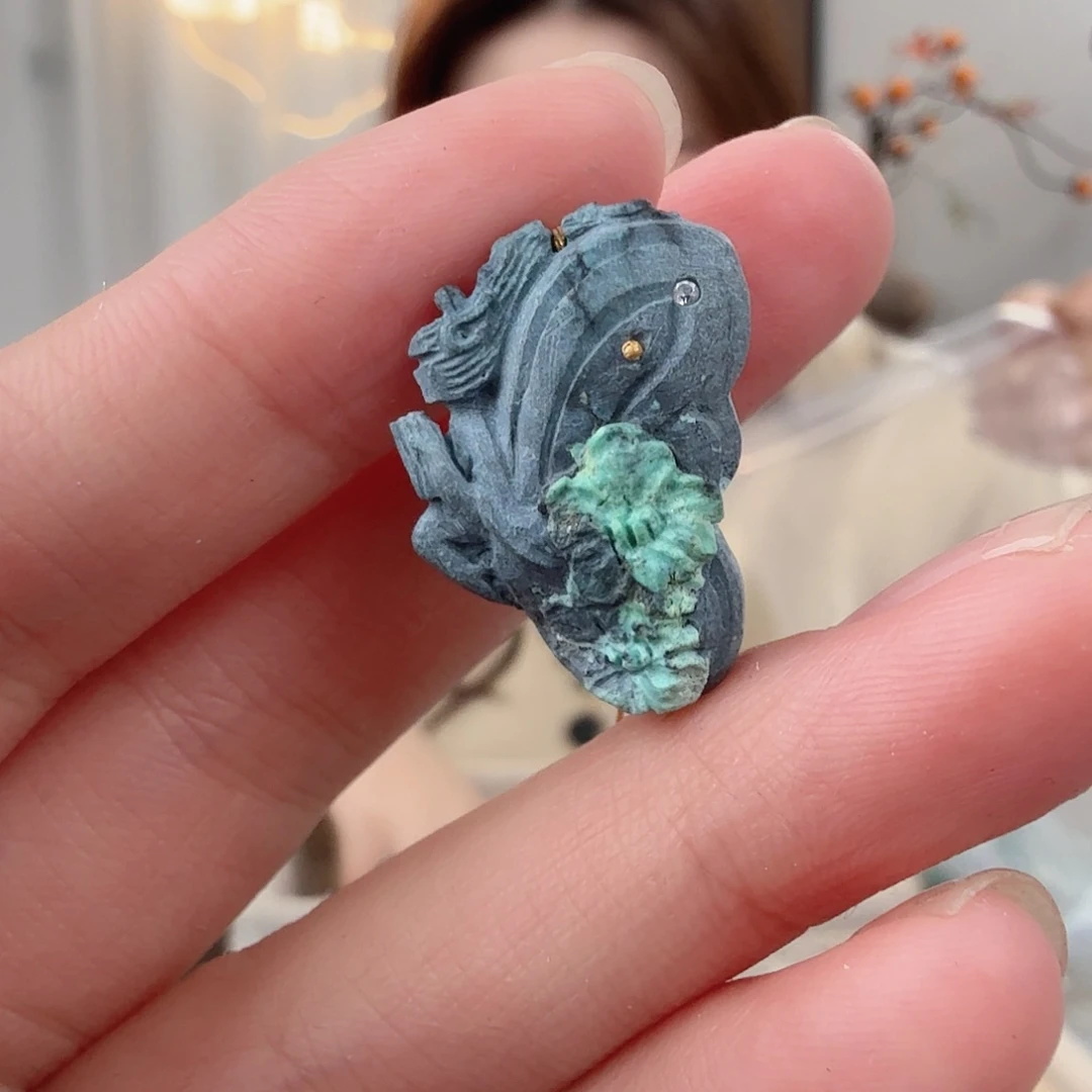 绿松石未镶嵌珠宝半成品