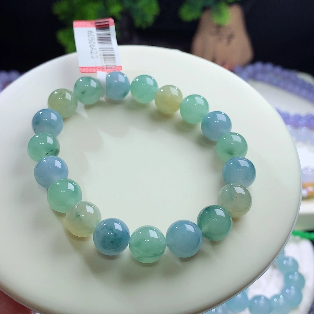 未镶嵌手串翡翠卡10mm