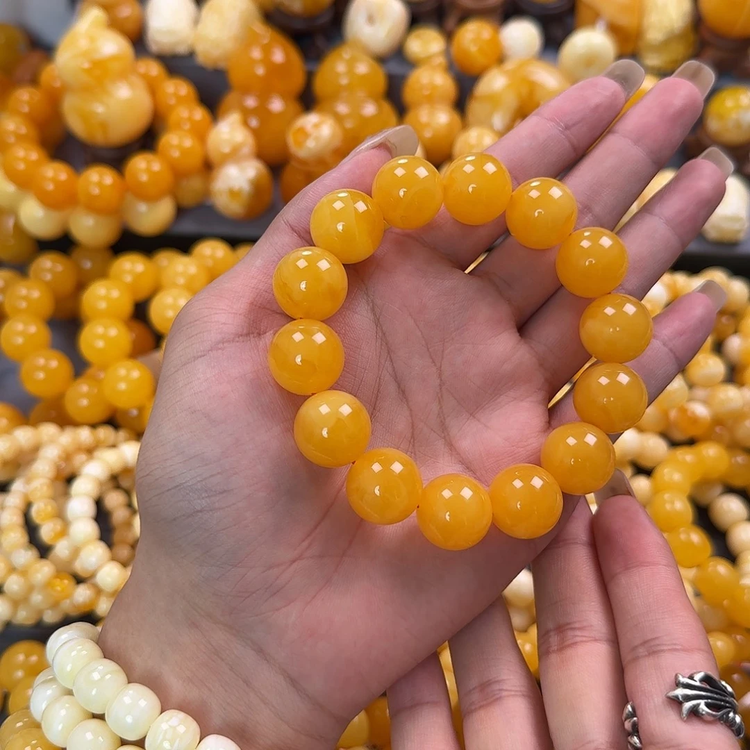 蜜蜡未镶嵌珠宝奇石同料17mm