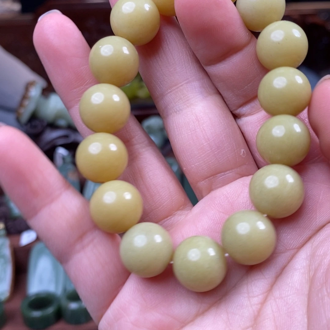 蛇纹石玉未镶嵌手串