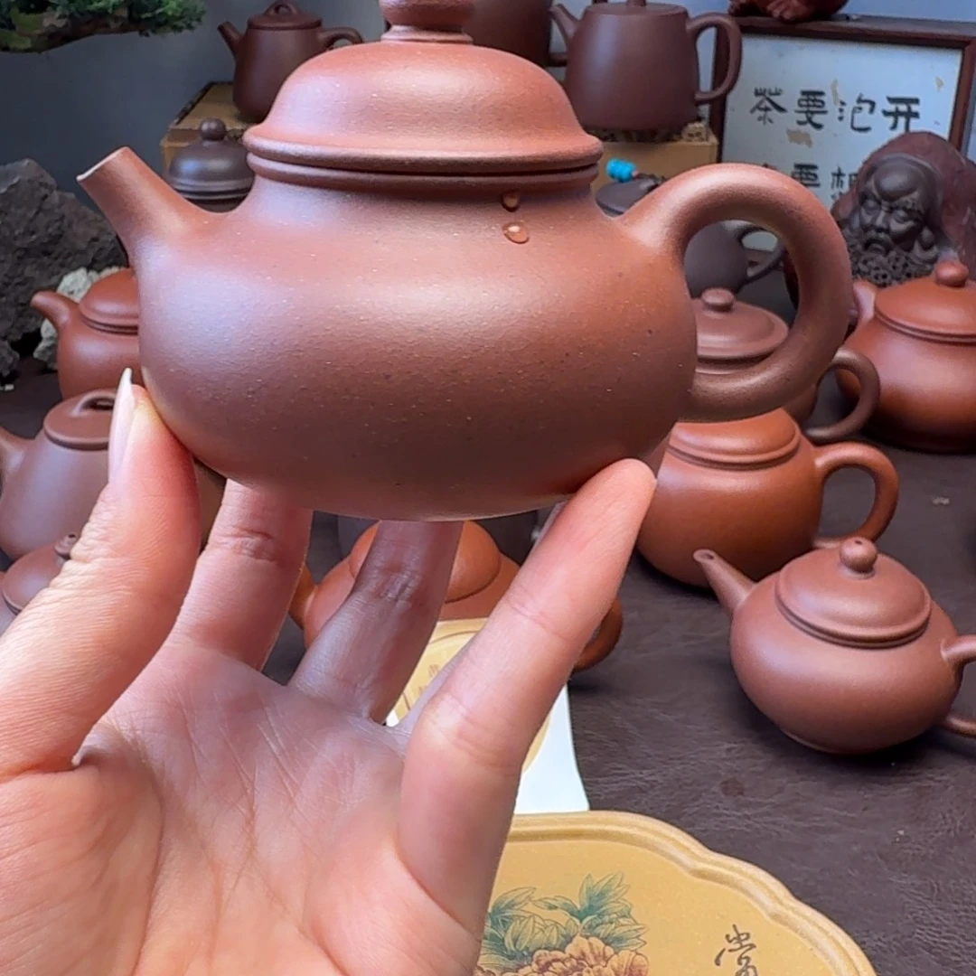 紫砂茶壶特练紫泥  容天130