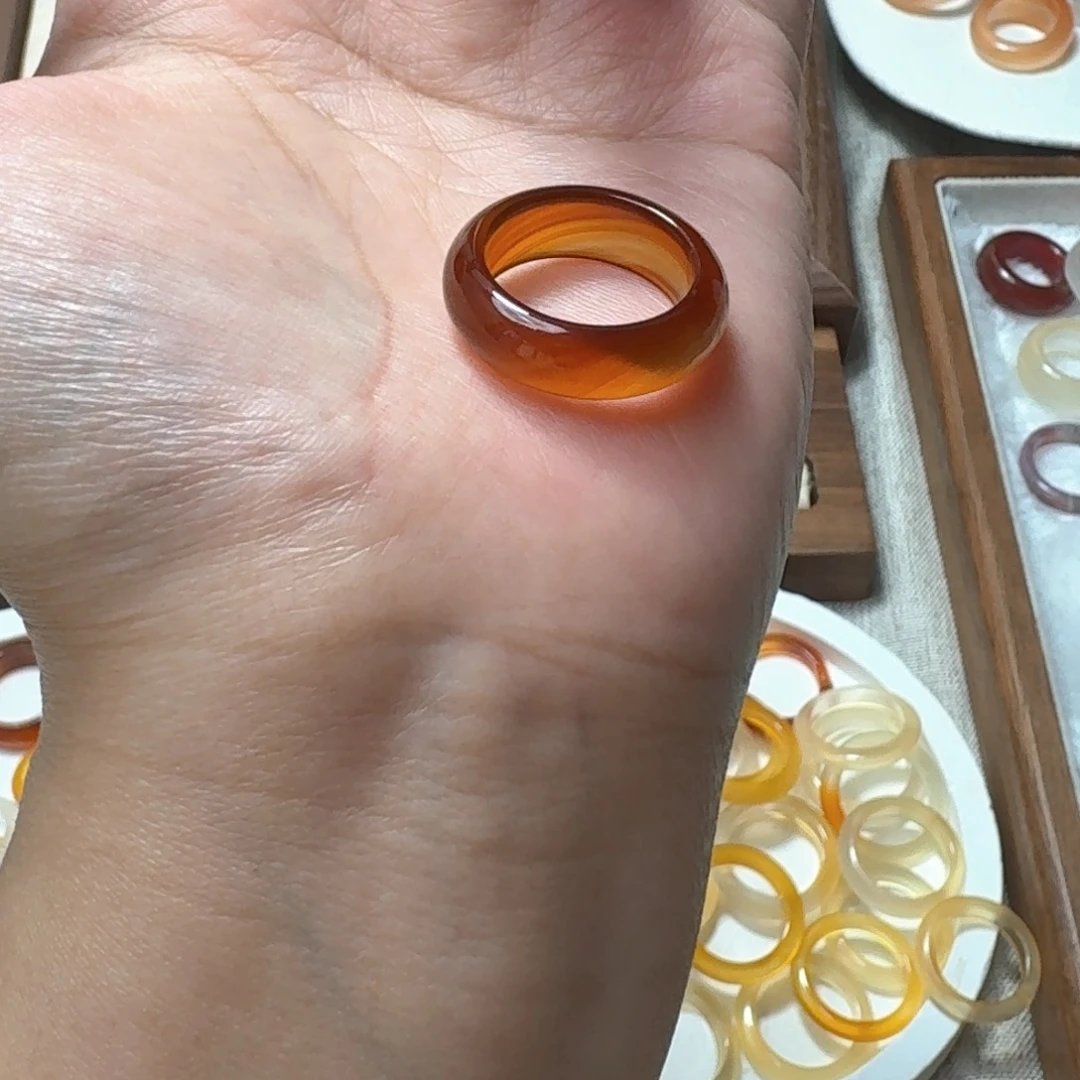 未镶嵌戒指玛瑙/玉髓656港15