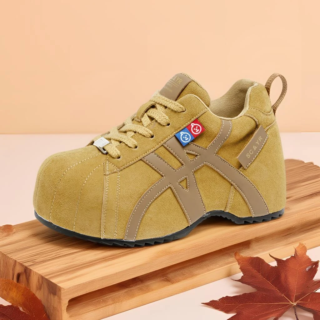 大头勃肯鞋女加绒2025春秋冬德训鞋厚底增高休闲时尚百搭美式复古