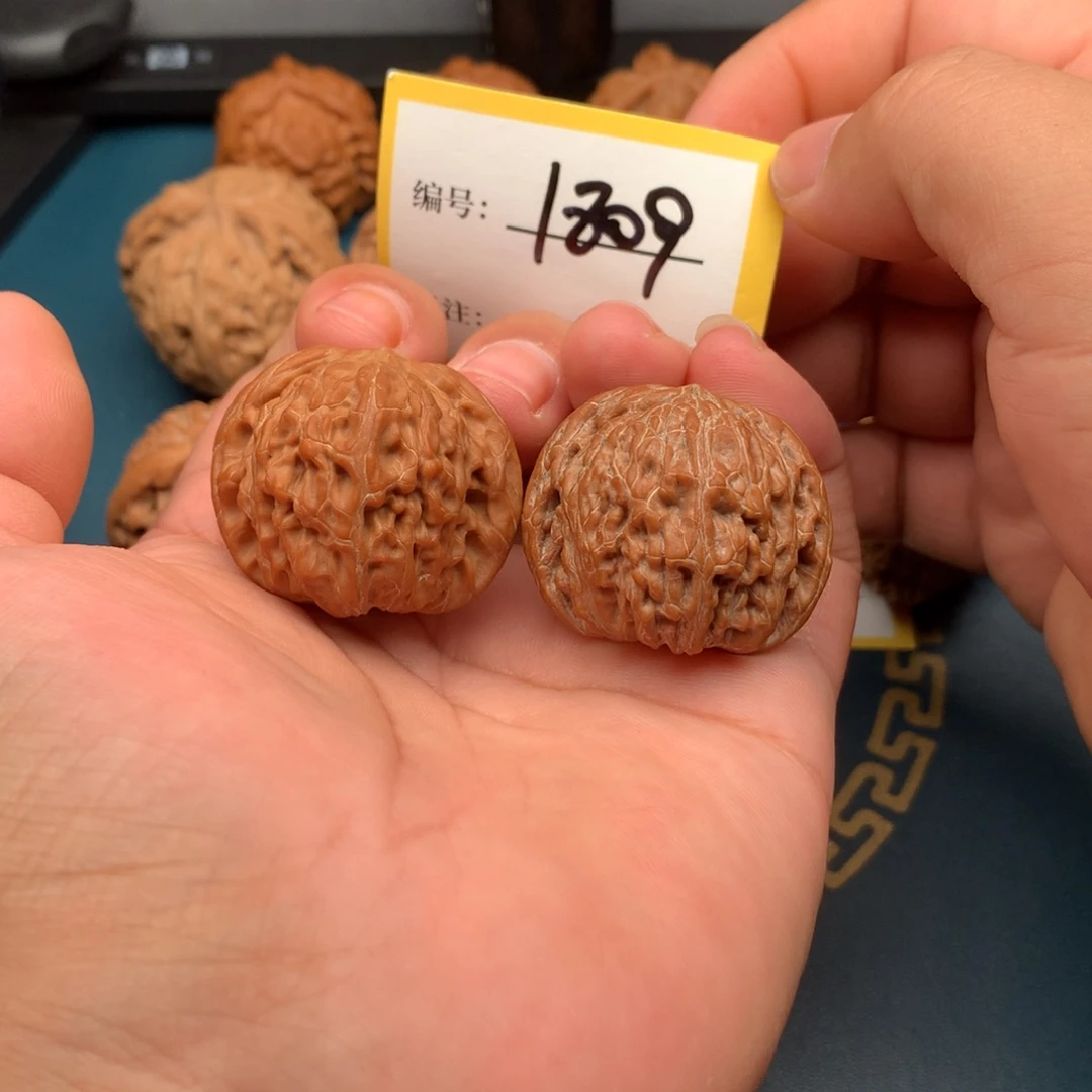 把件文玩核桃36.5全品山地正磨1809