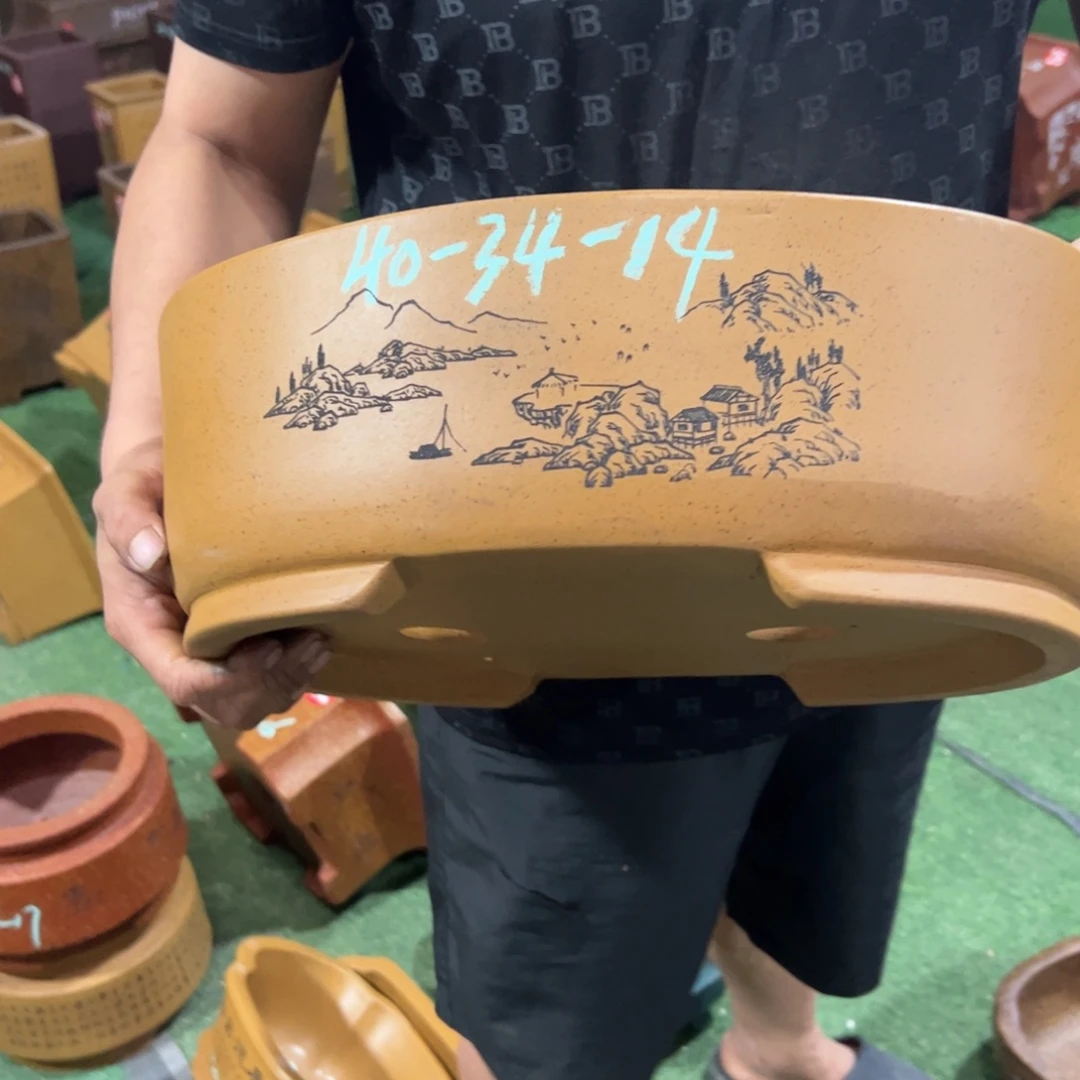 紫砂花盆紫砂花盆