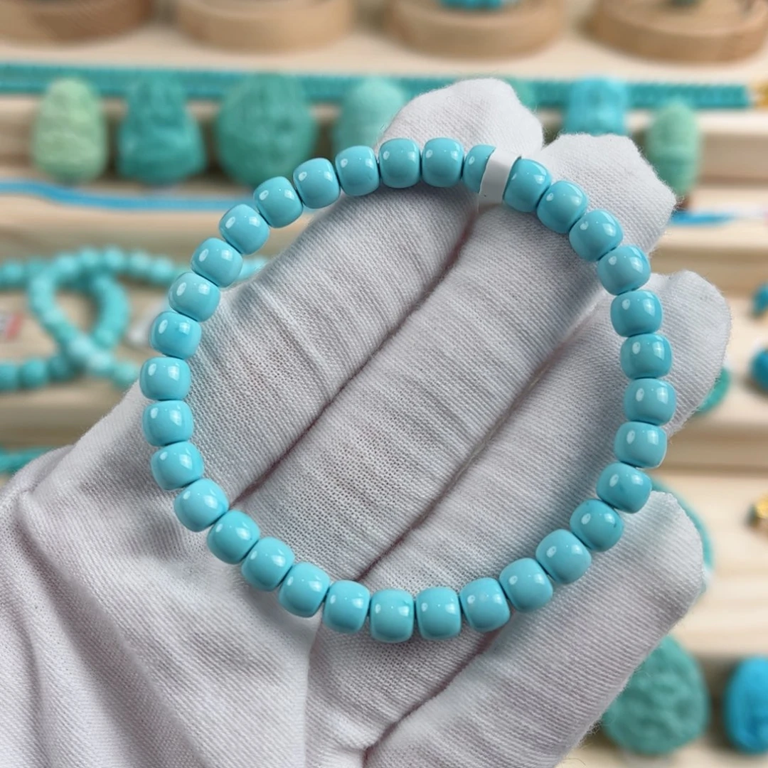 未镶嵌绿松石尺寸6.2mm