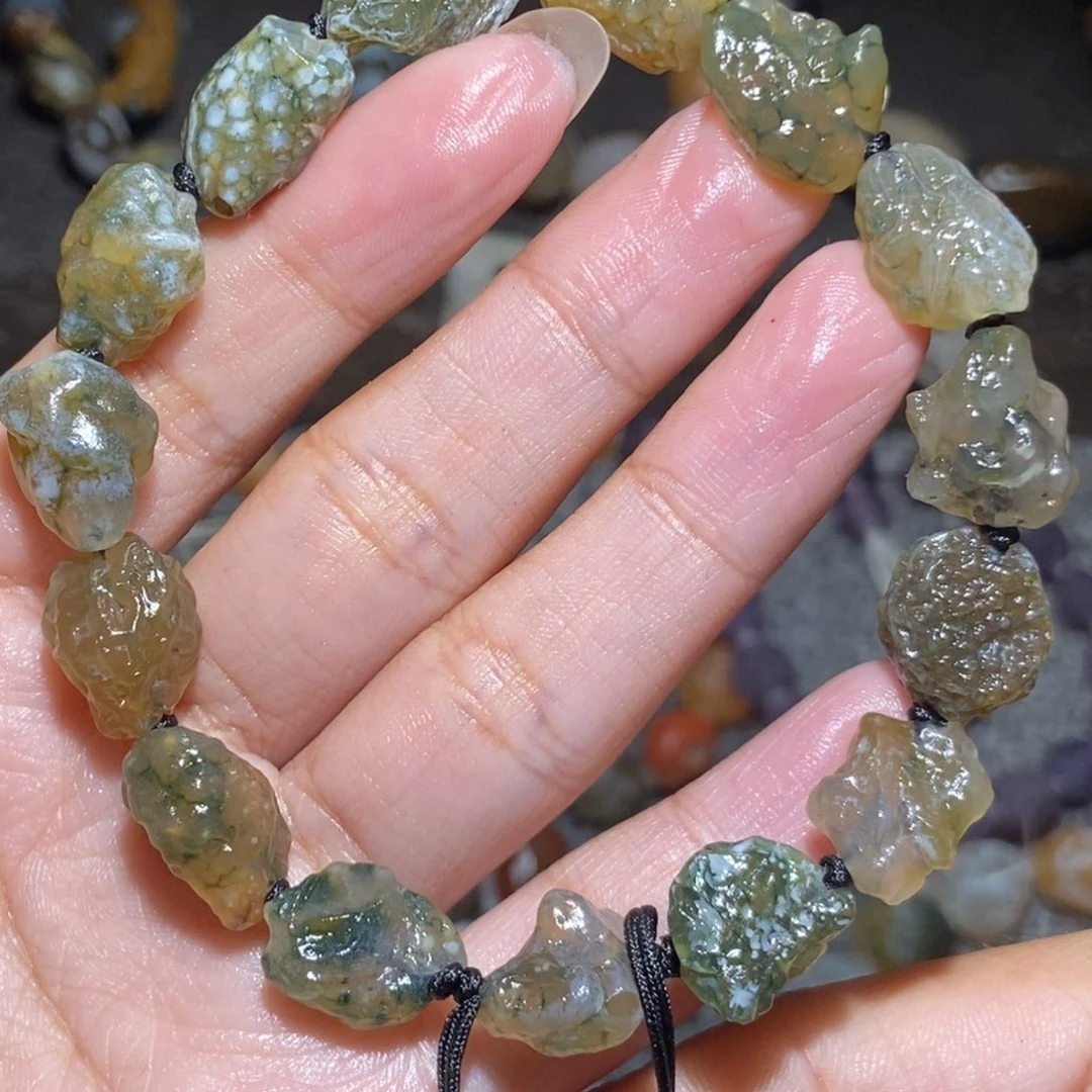 未镶嵌玛瑙/玉髓珠宝半成品