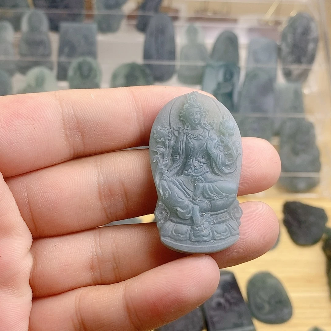定制翡翠未镶嵌度母