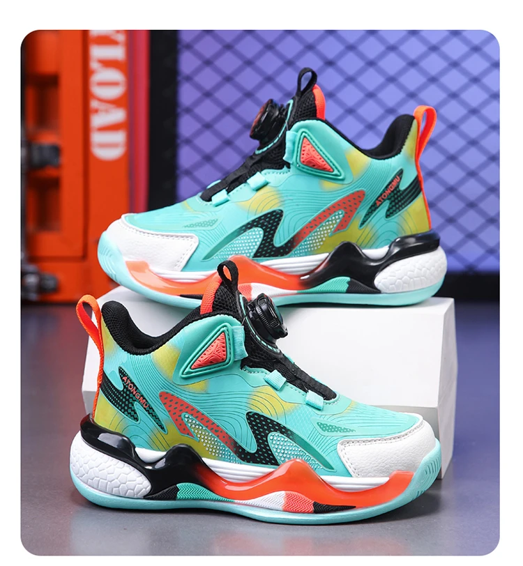 阿童木冬季新款皮面/二棉29-40儿童减震儿童运动篮球鞋959