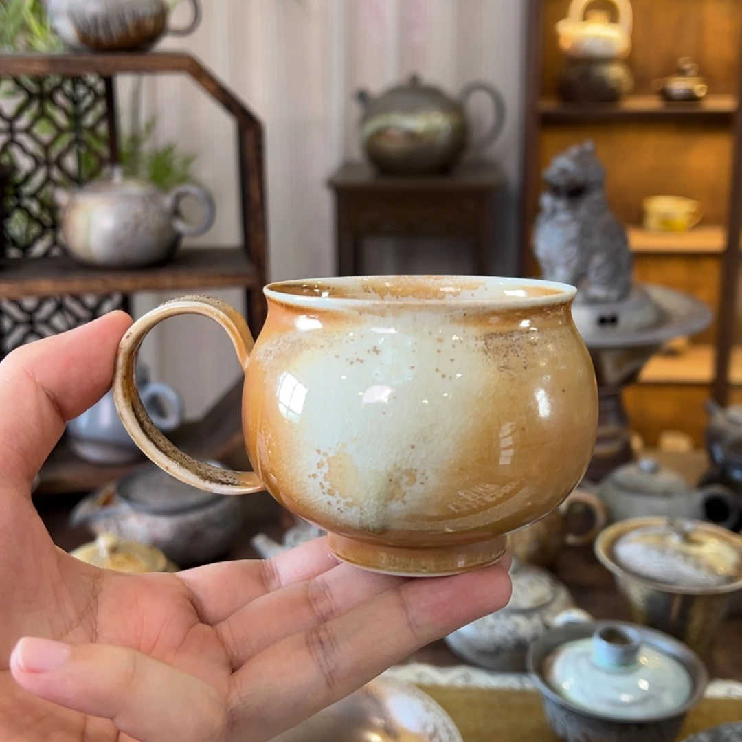 景德镇柴烧精品马克杯