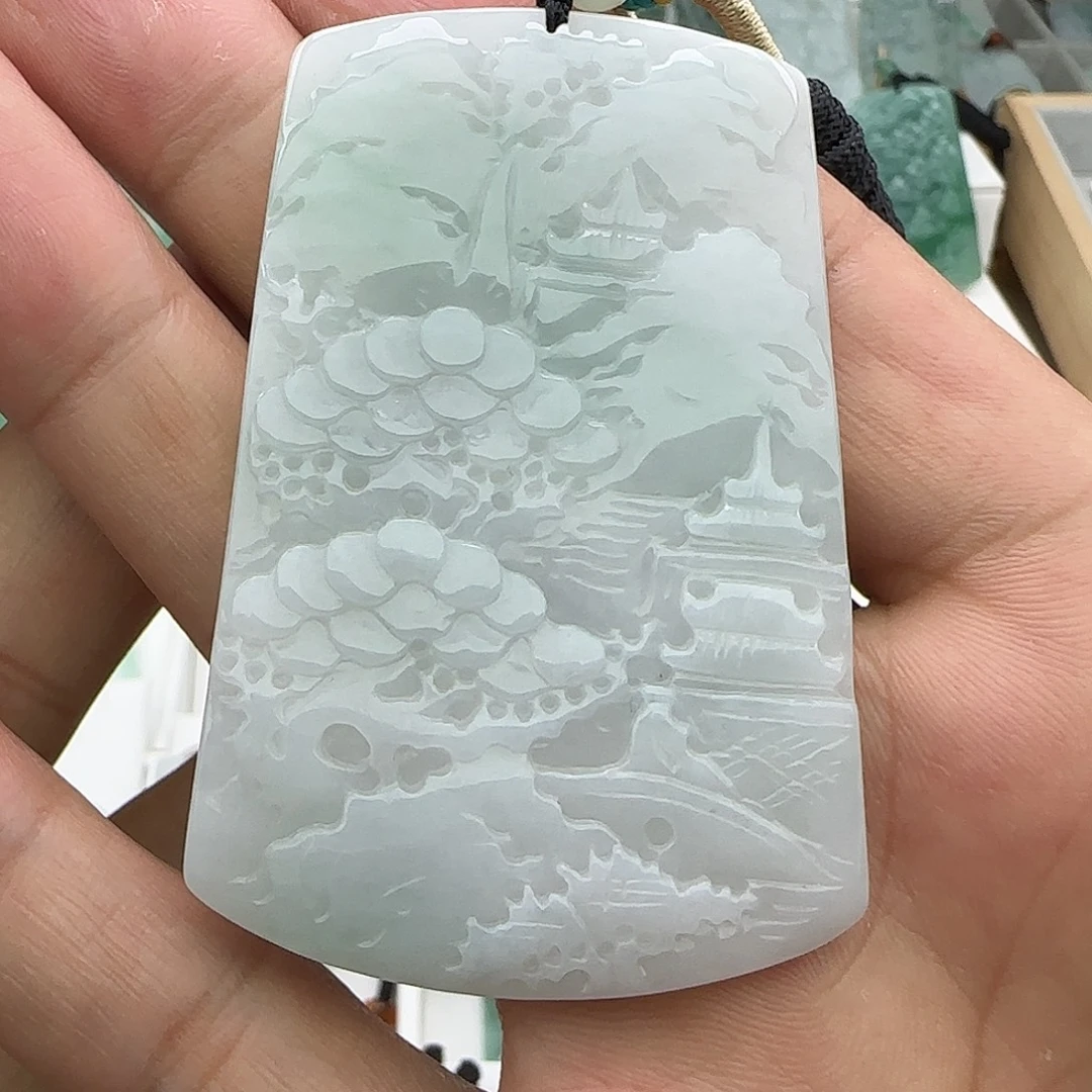 颈饰未镶嵌翡翠翡翠