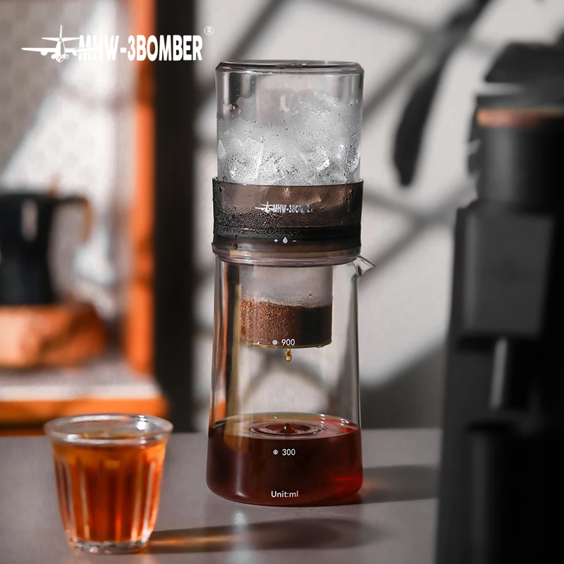 MHW-3BOMBER/轰炸机Baro冰滴壶家用咖啡冷萃壶 滴漏式咖啡壶600ml