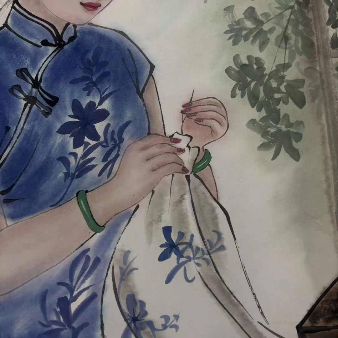 宋轲-4平尺-国画作品-写意人物-12