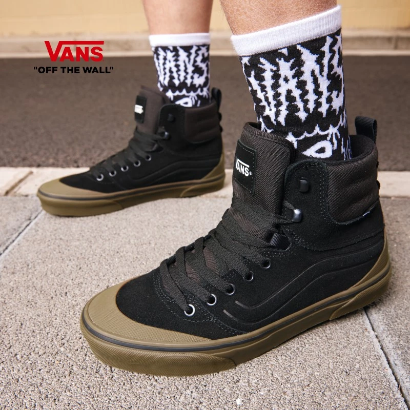 Vans范斯官方 Ashwood Hi流光风复古街头男鞋高帮户外板鞋CXVB9M