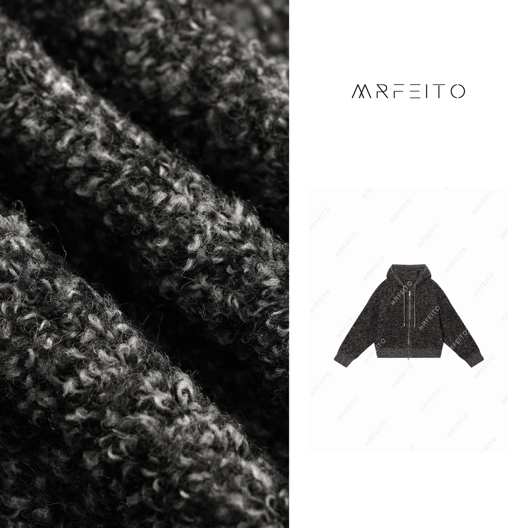 秋季新款雪花连帽拉链设计长袖外套H522W01Q28010