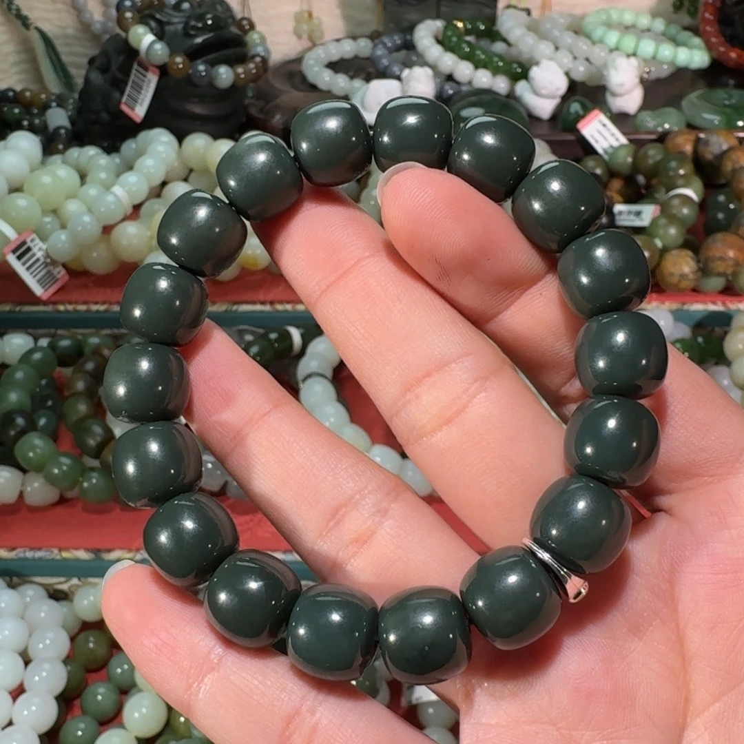 鸿***尘和田玉未镶嵌手链