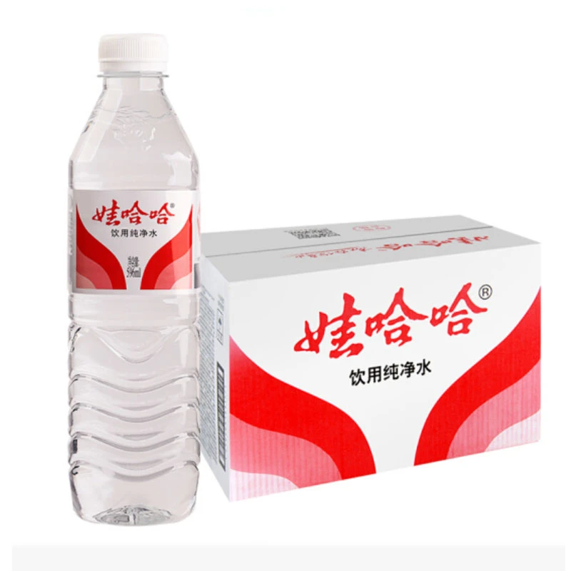 娃哈哈 饮用纯净水 596mL*24瓶/箱