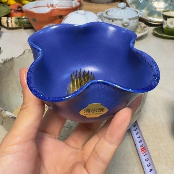 陶泥一个小钵子花器